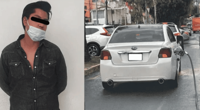 Hombre se da a la fuga para no pagar la gasolina