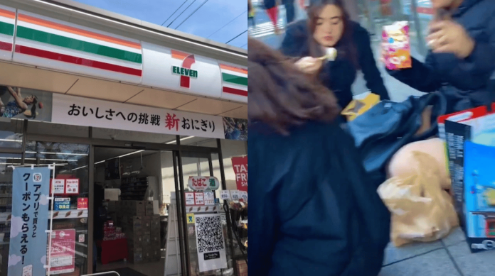 Mexicanos son discriminados por comer en una banqueta de Japón