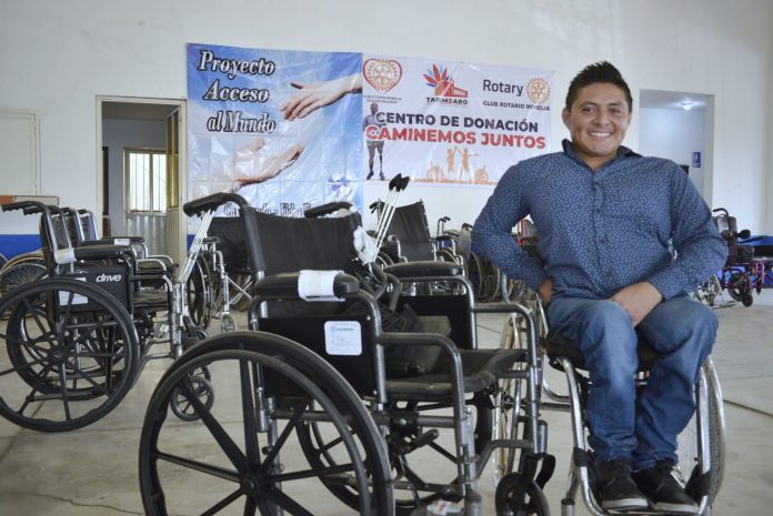 Inaugura Gobierno de Tarímbaro primer Centro de Armado y Rehabilitación de Sillas de Ruedas en Michoacán