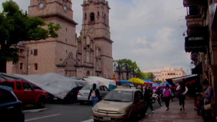 Plantón de la CNTE provoca perdidas del 50% a comerciantes de Morelia