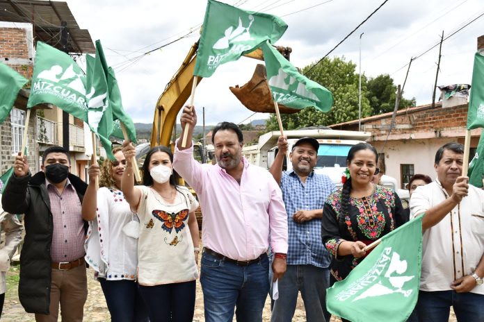Invierte Ayuntamiento de Pátzcuaro 6 millones 145 mil pesos en obra pública a favor de los patzcuarenses