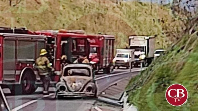 Se incendia “Herbie” en Uruapan