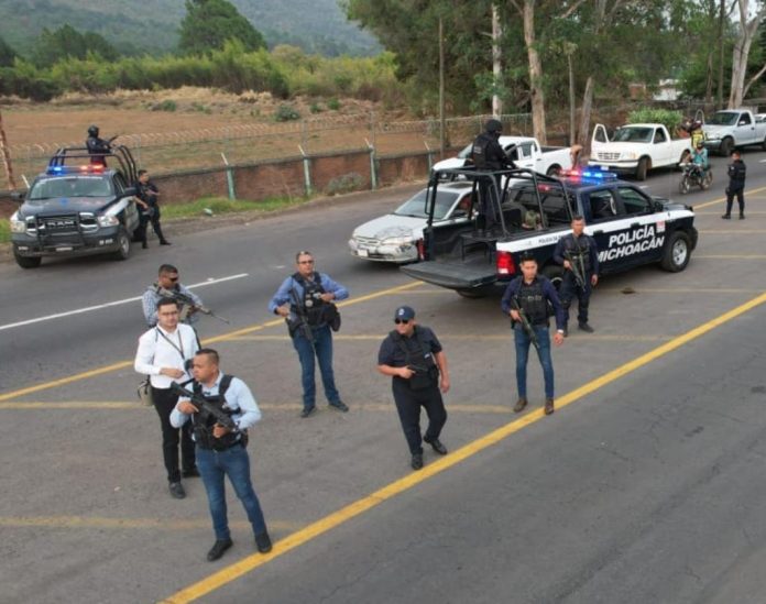 José Ortega Silva, sub secretario de la SSP continúa recuperando la seguridad de Uruapan