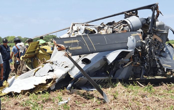 FGR investiga el desplome de helicóptero en Sinaloa en donde murieron 14 marinos
