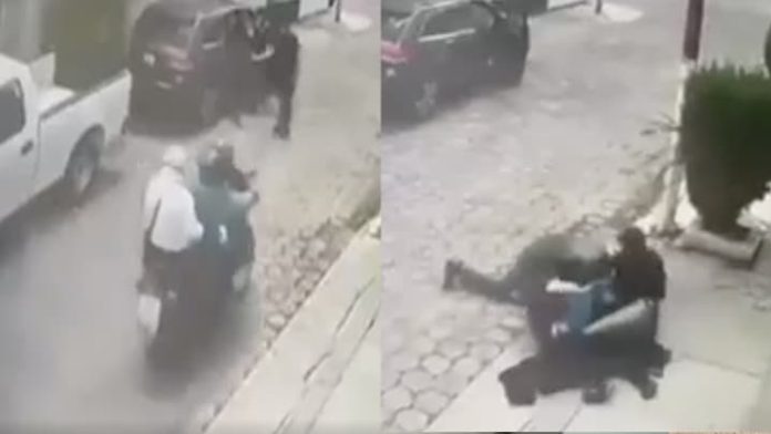 VIDEO: Vecinos frustraron un robo de 200 mil pesos y golpean al ladrón
