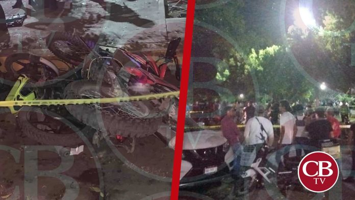 Muere uno de los 10 “motomandaditos” atropellados en Apatzingán