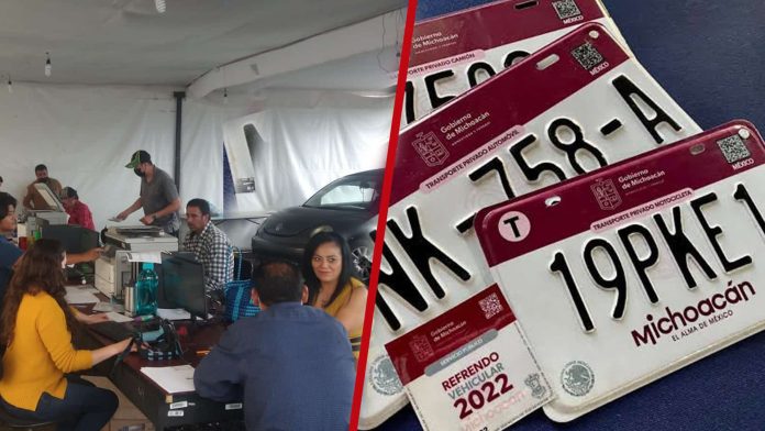 Más de 120 ventanillas para tramitar canje de placas en el estado