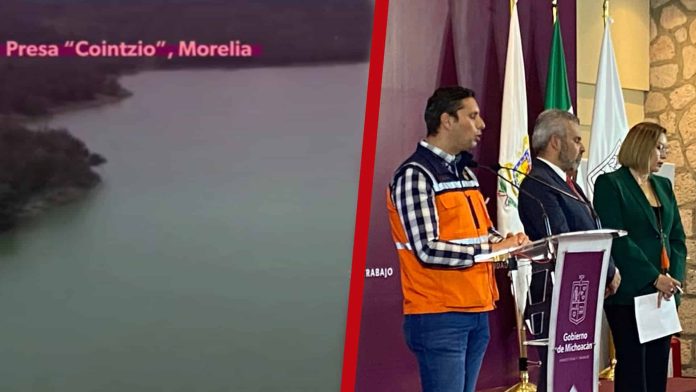 Presa de Cointzio arriba del 93%; PC dice que no hay riesgo