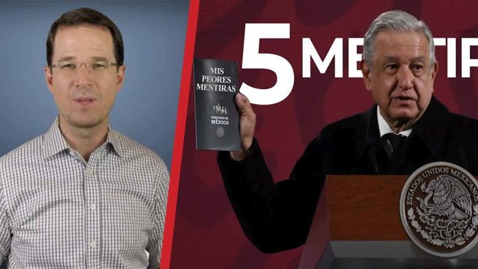 Ricardo Anaya expuso “top 5 de mentiras de AMLO”