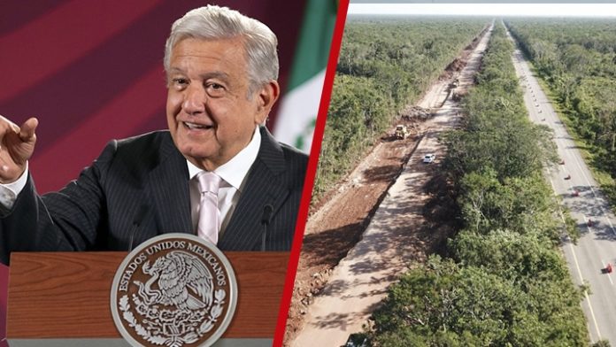 AMLO: No hubo presiones para liberar obras del Tren Maya