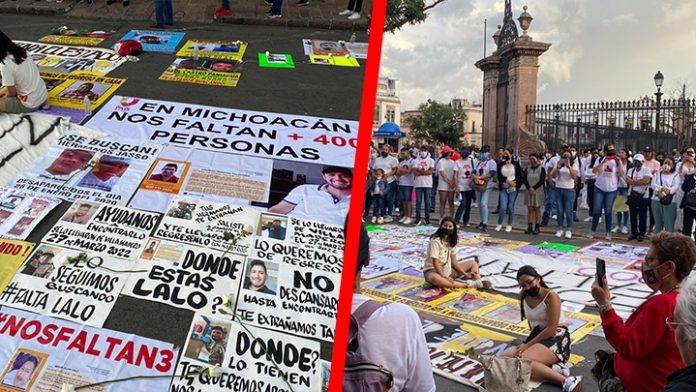 Con flores y pancartas gritaron desesperados por personas desaparecidas