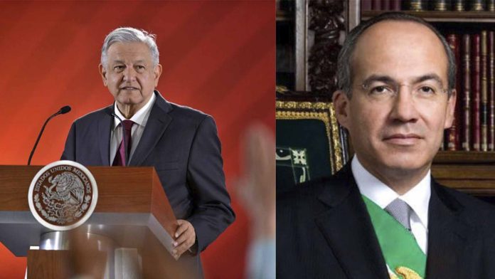 “Miren la vergüenza de Calderón”: AMLO exhibe tuit falso de Felipe Calderón