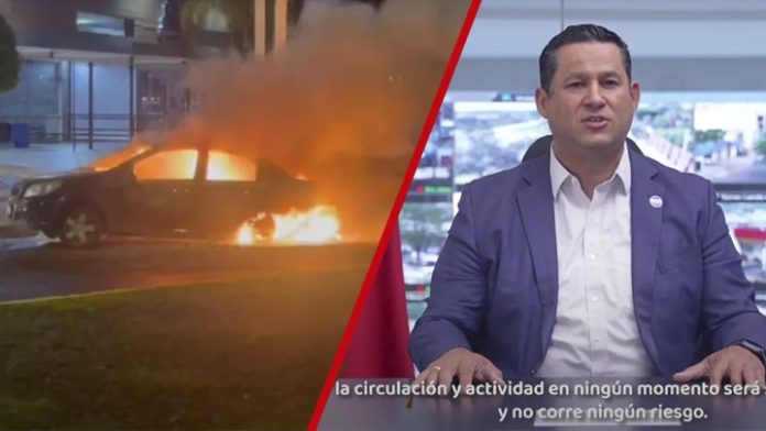 Detienen a 11 personas por quema de tiendas y autos en Guanajuato