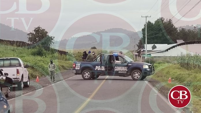 Comuneros de Cheran exigen castigo a chofer que atropelló policías