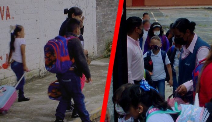 Regreso a clases 2022; alegría, lluvia y tráfico en Morelia