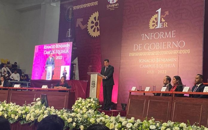 Con avances; rinde Nacho Campos primer informe de Gobierno