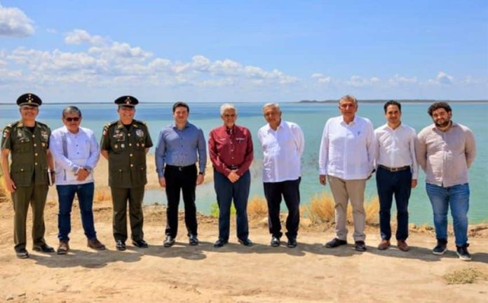 AMLO visita construcción del acueducto ‘El Cuchillo II’ en Nuevo León