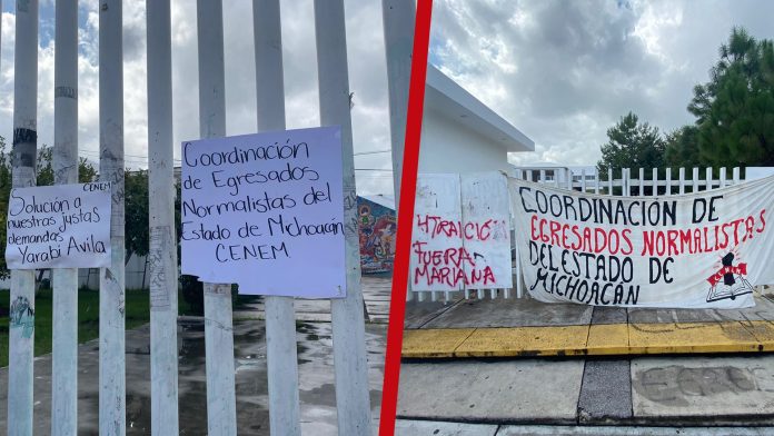 ¡Regresaron también las tomas!Normalistas cierran la SEE