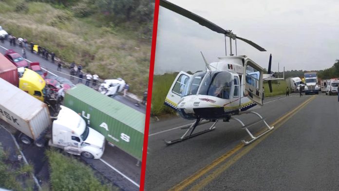 Trasladan por aire y tierra a heridos de la Siglo XXI a hospital de Uruapan