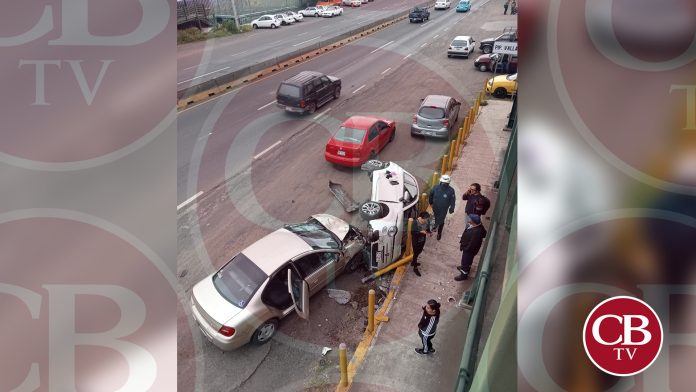 VIDEO: ¡Aunque no lo crea!, salieron ilesos los conductores en fuerte choque