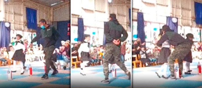VIDEO: Papá baila con su hija en festival de la escuela al verla sola