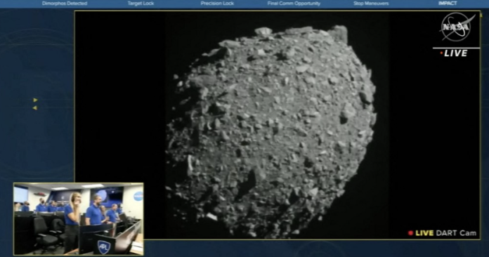 NASA impacta nave DART contra asteroide