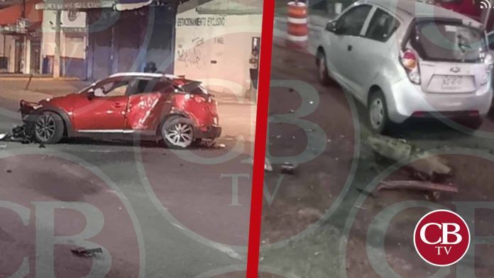 Choca varios autos en el libramiento de Morelia