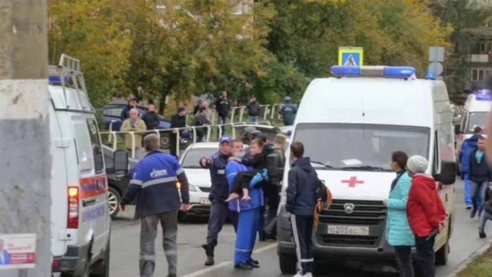 Tiroteo en escuela de Rusia; mueren 15 personas, entre ellos 11 niños