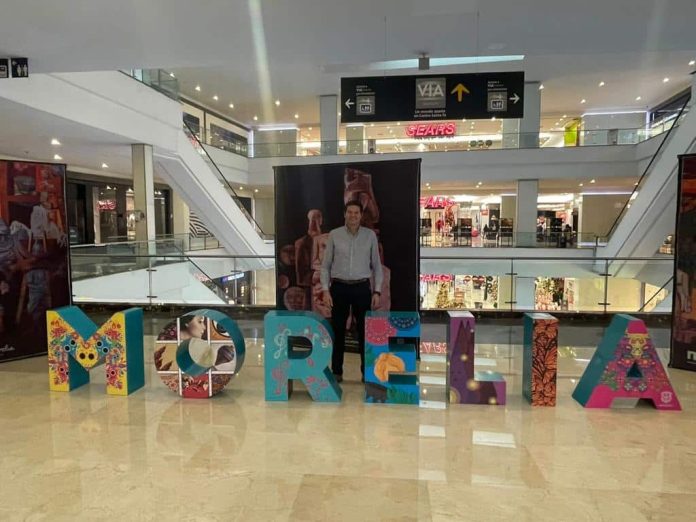 Morelia presente en el centro comercial Santa Fe de CDMX