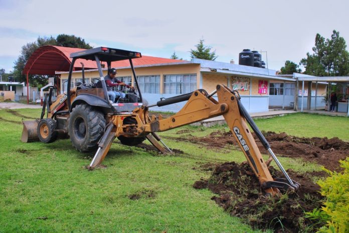 Arranca Gobierno de Tarímbaro construcción de aula en primaria José María Morelos de Uruétaro