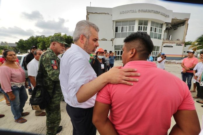 El apoyo a los afectados por el sismo ha sido inmediato; así lo menciona Juan Carlos Barragán