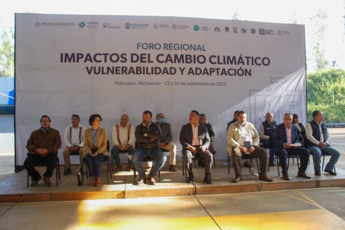 Inicia Foro Regional “Impactos del Cambio Climático, Vulnerabilidad y Adaptación” en Pátzcuaro