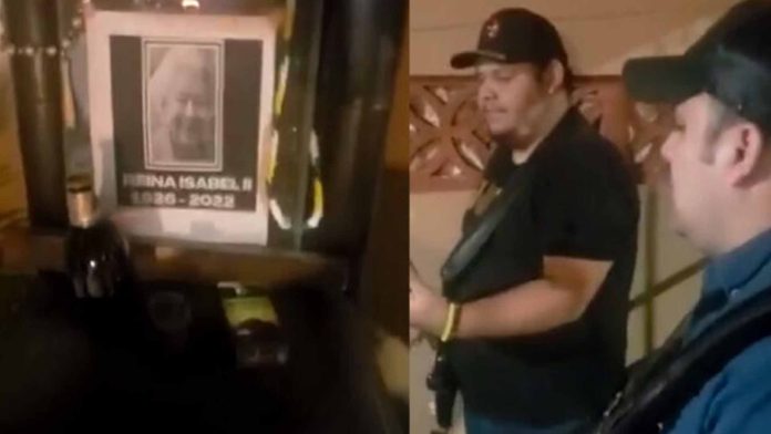 “Te vas ángel mío”; con norteño, mexicanos despiden a la reina Isabel II