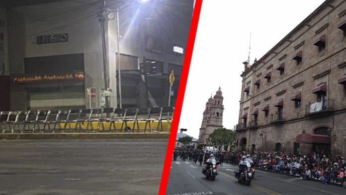 Renta de sillas para el desfile en primera fila, de 25 a 30 pesos