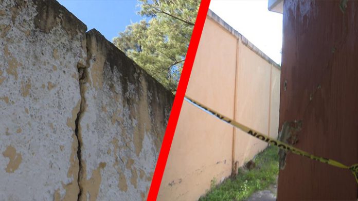 Grietas, pisos inclinados, y un riesgo latente; así se mantienen escuelas en Morelia tras sismos