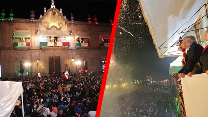 Con poca afluencia, así se vivió el Grito en Morelia