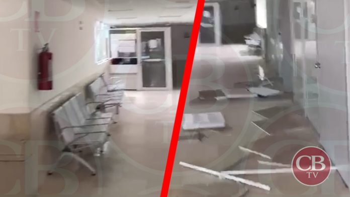 Reportan destrozos en la clínica del ISSSTE en Apatzingán