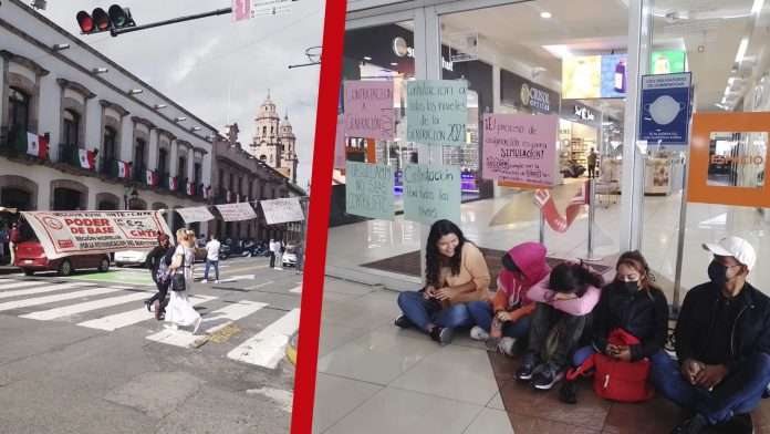 iPrecaución! Profesores de la CNTE toman ahora el Congreso del Estado y Plaza Espacio Las Américas