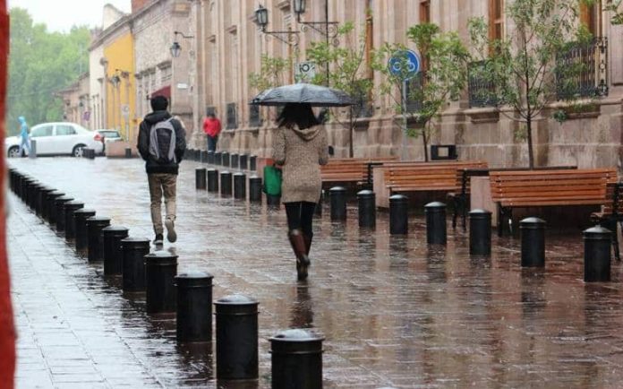 ¡Salga con paraguas en mano! Se prevén lluvias fuertes en el estado de Michoacán