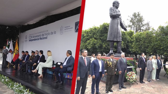¡No importa la cantidad sino la calidad! Poca afluencia en el grito de Independencia