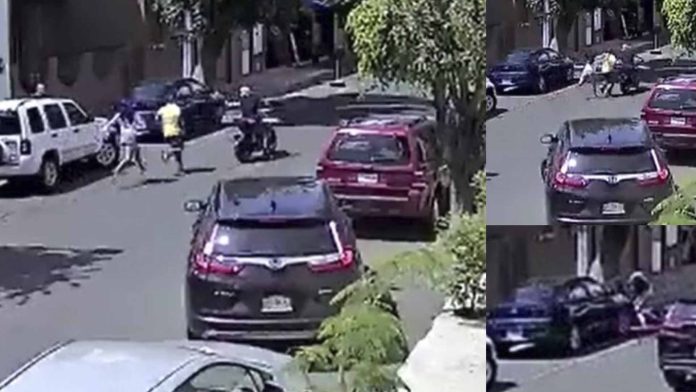 VIDEO: Mujer somete a golpes a asaltante en Jalisco