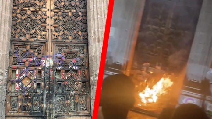 ¿Sabes cuántos atentados ha sufrido la puerta de Palacio de Gobierno en Morelia?