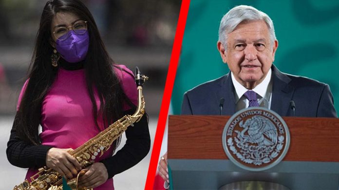 AMLO: Gobierno dará protección a la saxofonista María Elena Ríos