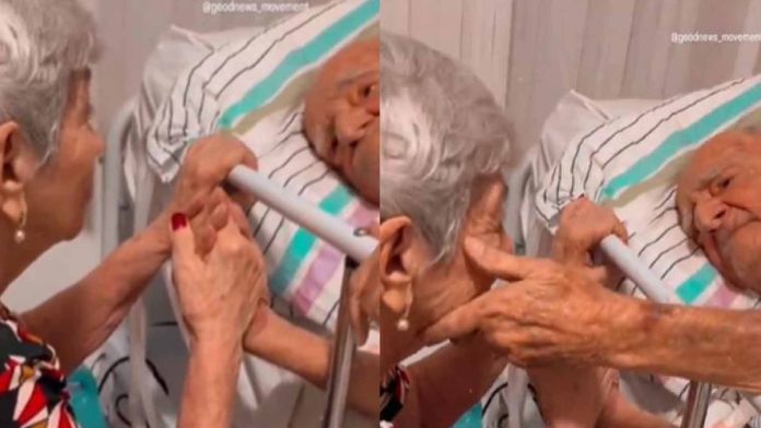 Abuelita le lleva serenata a su esposo internado en el hospital