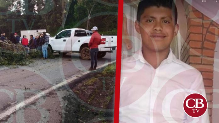 Bloquean carretera en Escalante por la desaparición de un joven