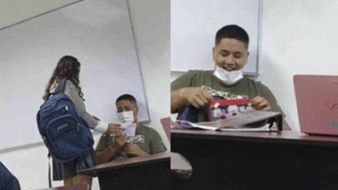 Joven fue asaltado y sus compañeros juntan dinero y útiles para ayudarlo