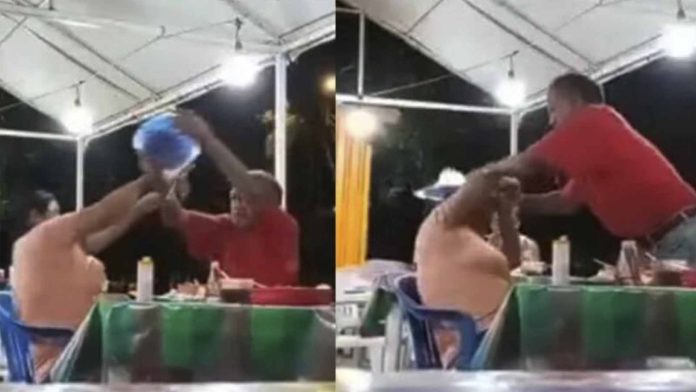 Mujer se enoja porque su esposo la lleva a comer a los tacos y no al Vips