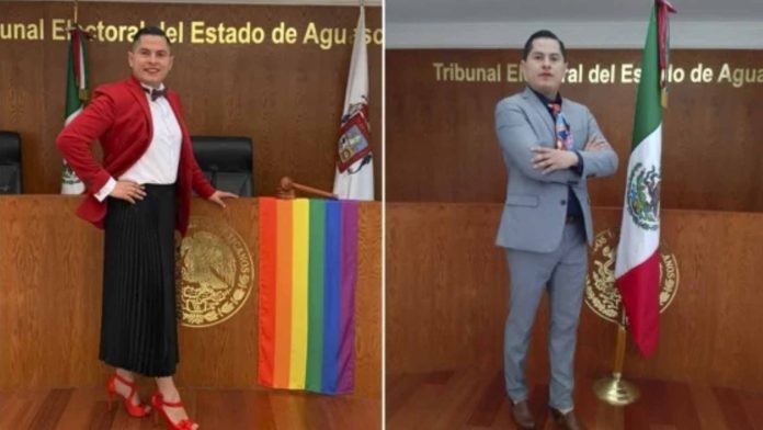 Ociel Baena; toma protesta primer “magistrade” electoral no binarie