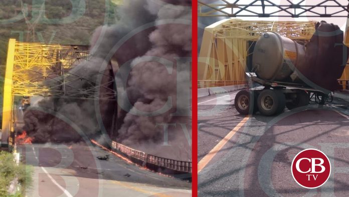 Pánico se quema pipa con gasolina en al Siglo XXI