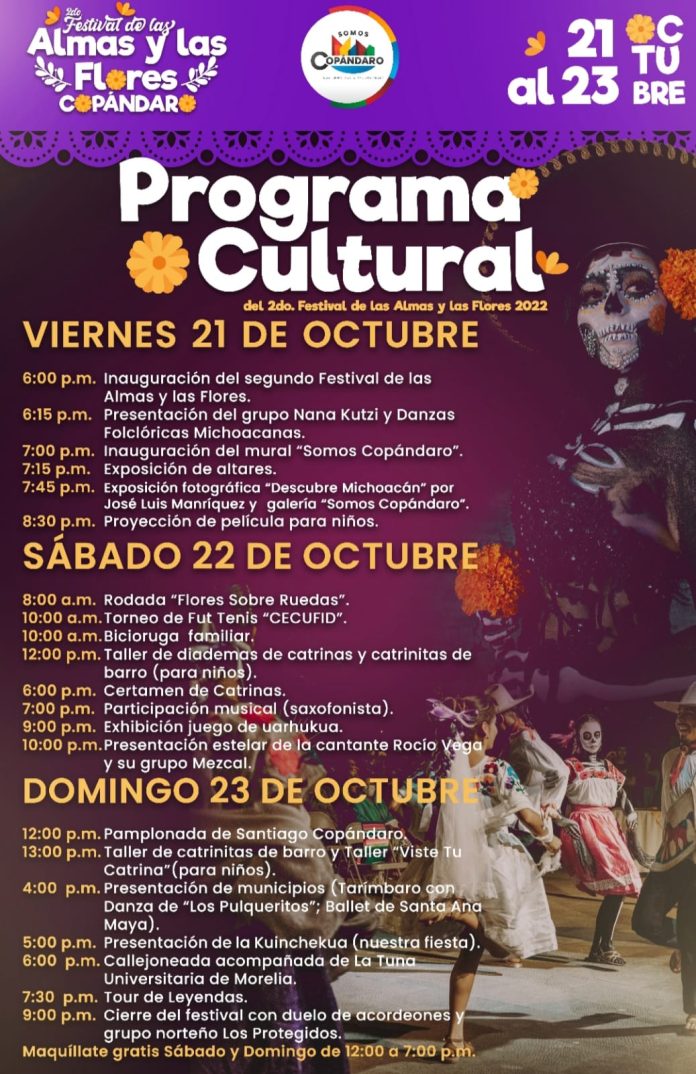 Michoacán tendrá Festival de las Almas y las Flores